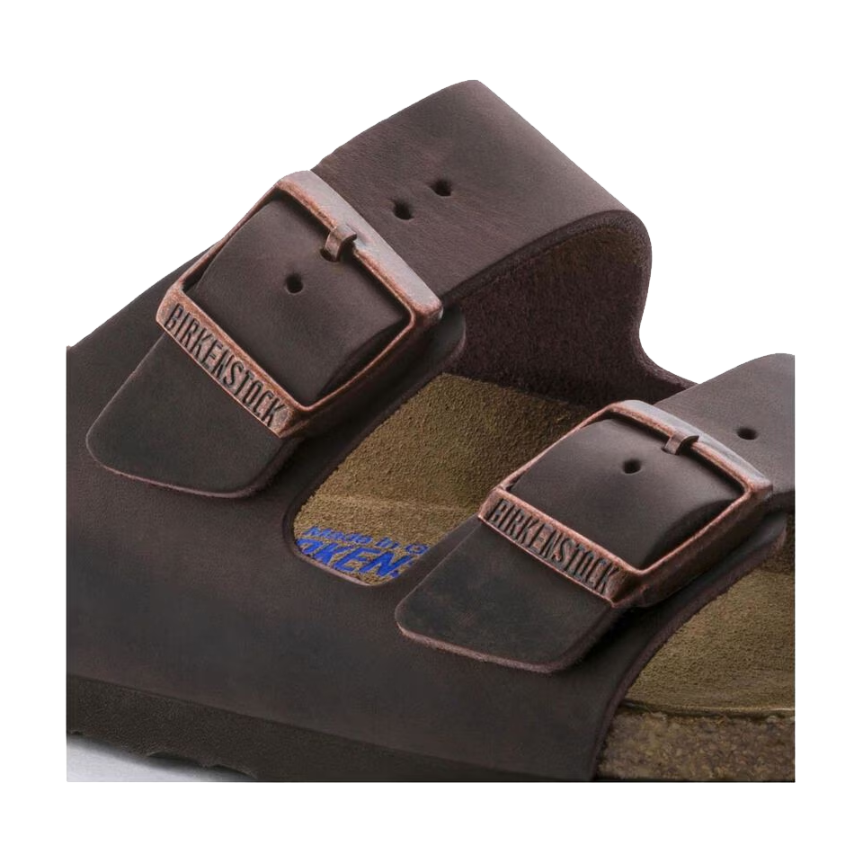 Birkenstock Arizona Soft Footbed Oiled Leather Regular Width Habana