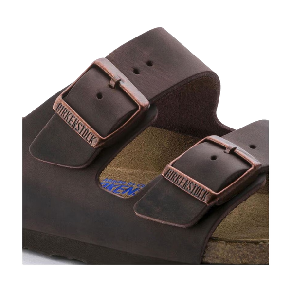 Birkenstock Arizona Soft Footbed Oiled Leather Regular Width Habana