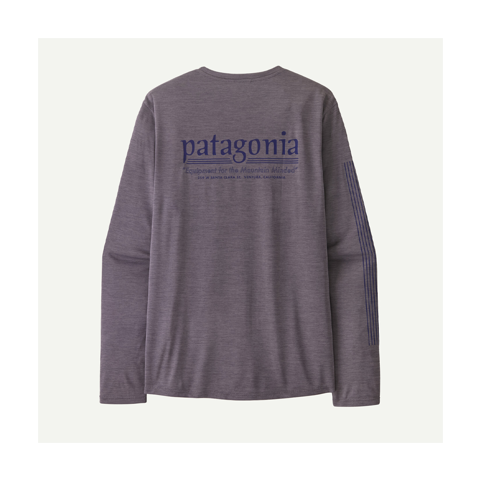 Patagonia Men's Long-Sleeved Capilene Cool Daily Shirt - Hut Tripper May Grey - Light May Grey X-Dye