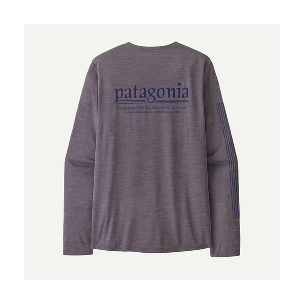 Patagonia Men's Long-Sleeved Capilene Cool Daily Shirt - Hut Tripper May Grey - Light May Grey X-Dye
