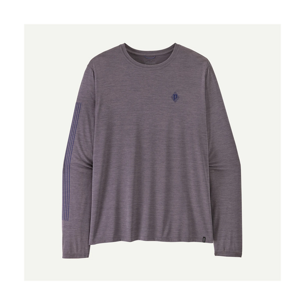 Patagonia Men's Long-Sleeved Capilene Cool Daily Shirt - Hut Tripper May Grey - Light May Grey X-Dye