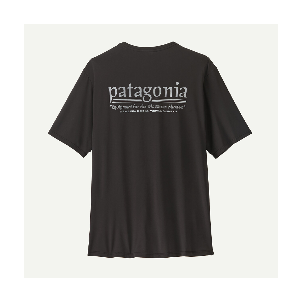 Patagonia Men's Capilene Cool Daily Shirt - Hut Tripper Black