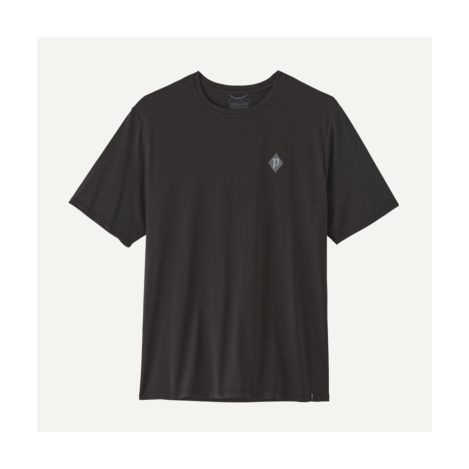Patagonia Men's Capilene Cool Daily Shirt - Hut Tripper Black