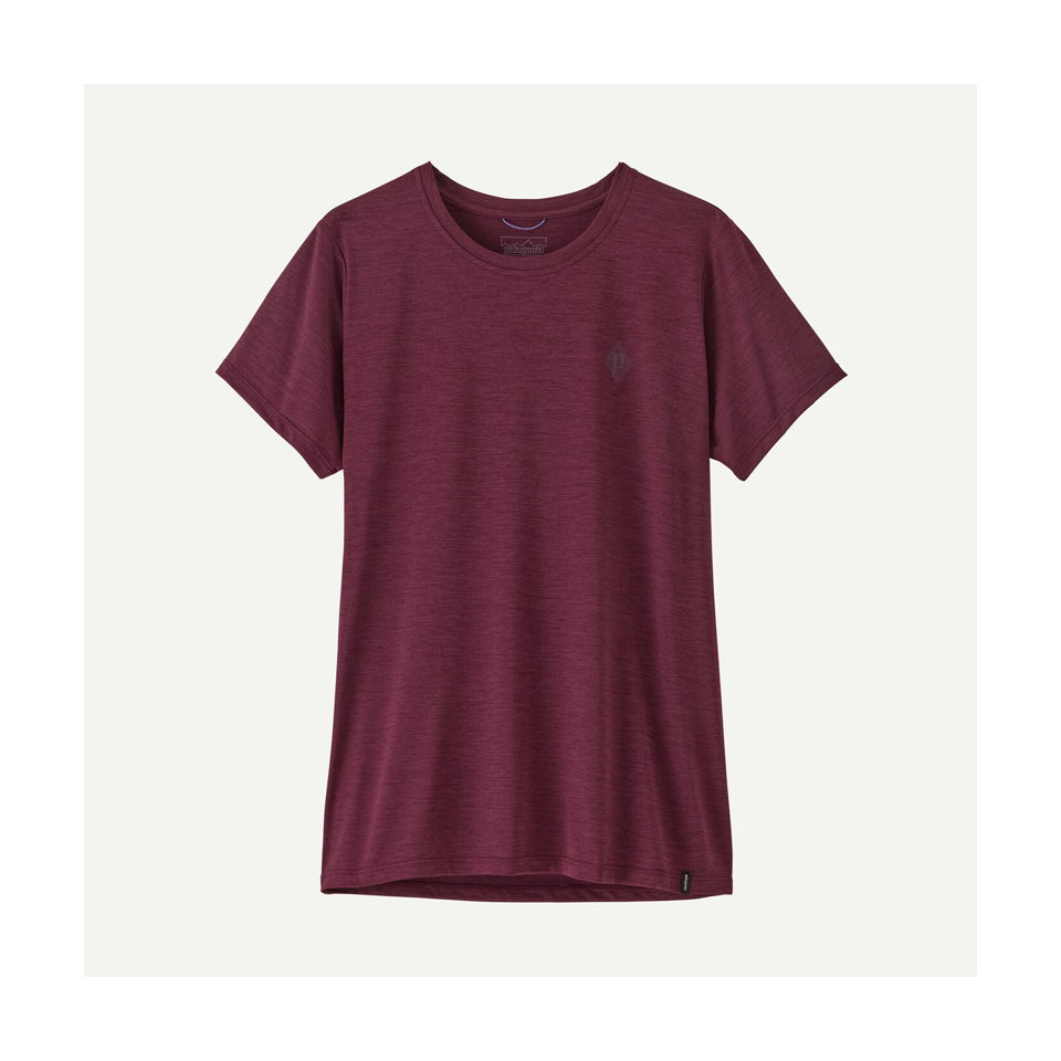 Patagonia Women's Capilene Cool Daily Shirt - Hut Tripper Berry Fig - Light Berry Fig X-Dye Main image