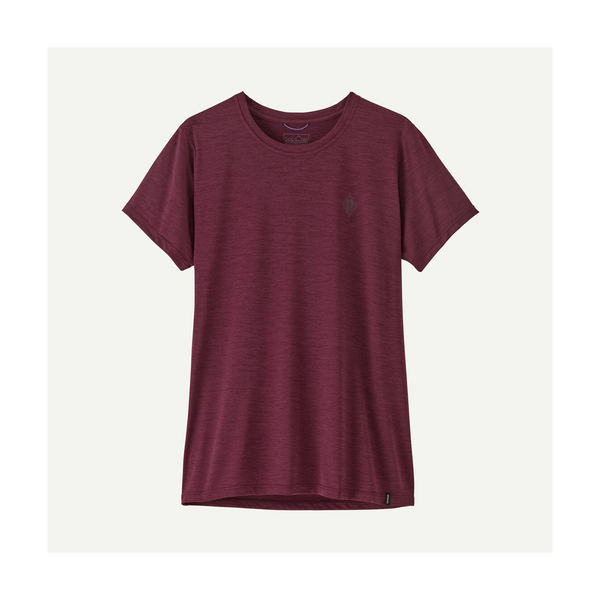 Patagonia Women's Capilene Cool Daily Shirt - Hut Tripper Berry Fig - Light Berry Fig X-Dye