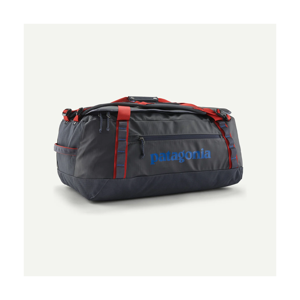 Patagonia Black Hole Duffel 55L Smolder Blue w/Amanita Red