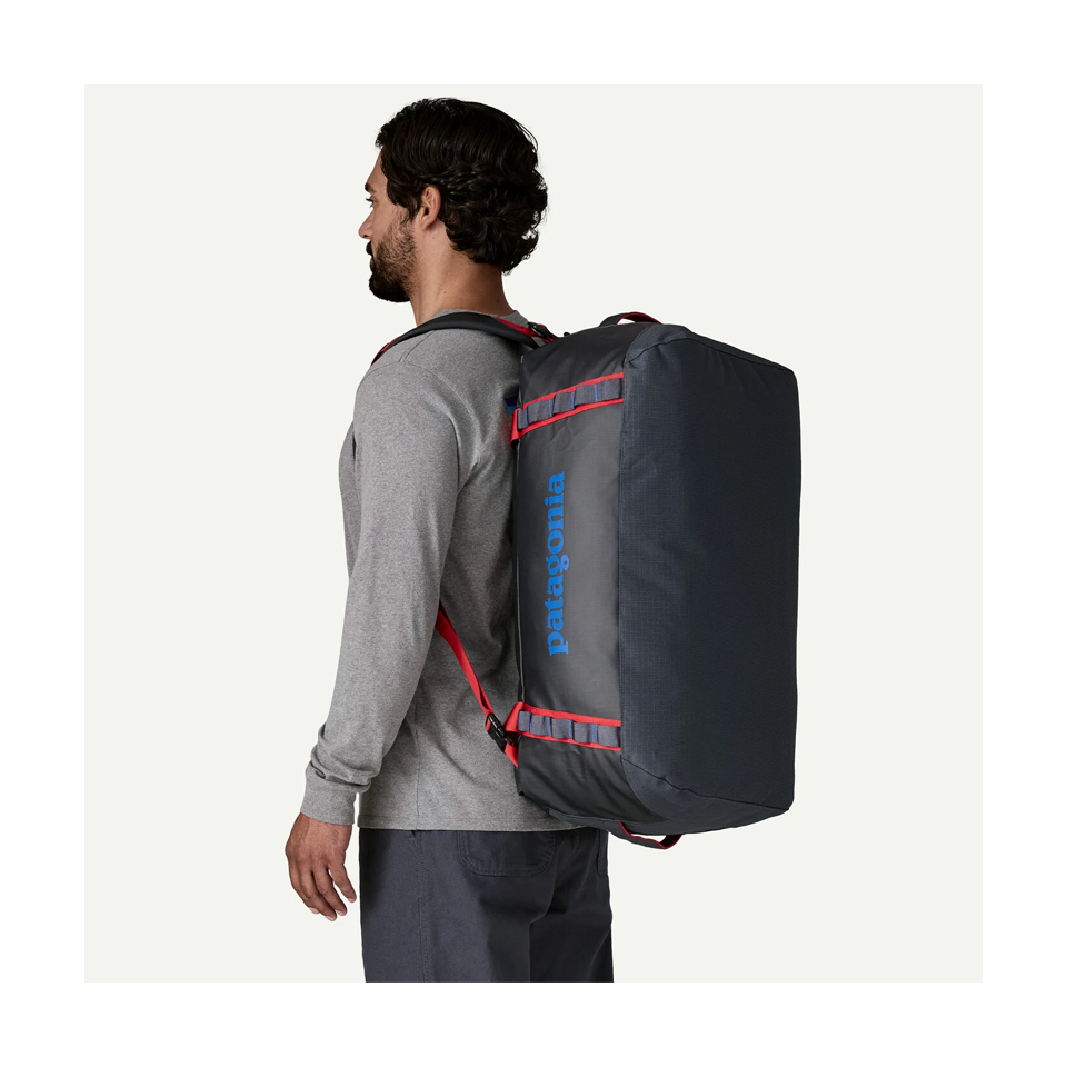 Patagonia Black Hole Duffel 55L Smolder Blue w/Amanita Red