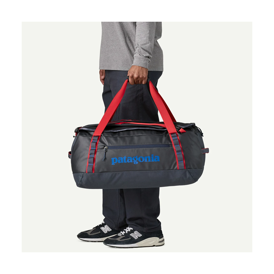 Patagonia Black Hole Duffel 55L Smolder Blue w/Amanita Red