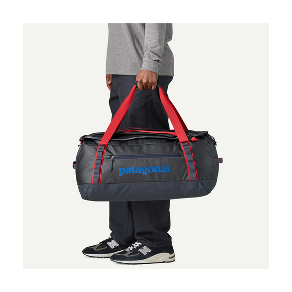 Patagonia Black Hole Duffel 55L Smolder Blue w/Amanita Red