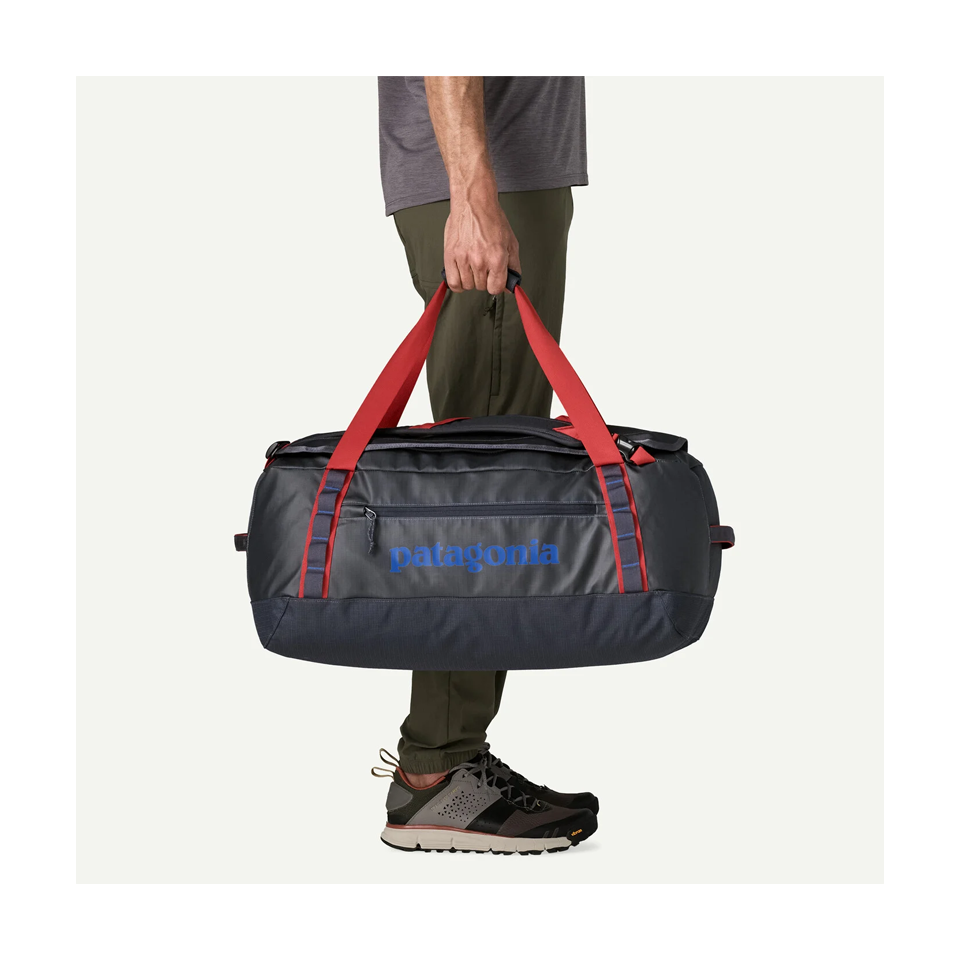 Patagonia Black Hole Duffel 55L Smolder Blue w/Amanita Red
