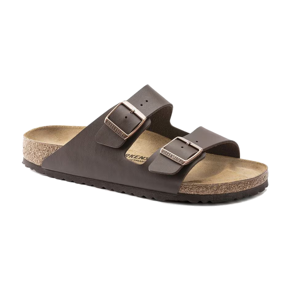 Birkenstock Arizona Birko-Flor Narrow Width Dark Brown