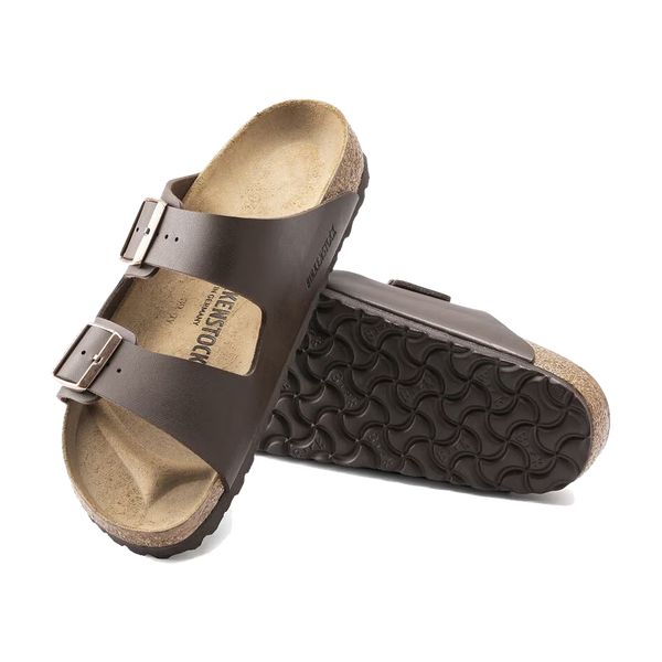 Birkenstock Arizona Birko-Flor Regular Width Dark Brown