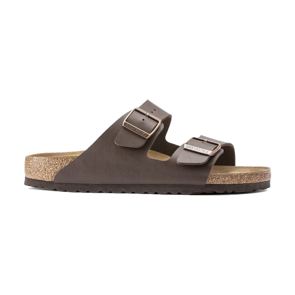 Birkenstock Arizona Birko-Flor Regular Width Dark Brown