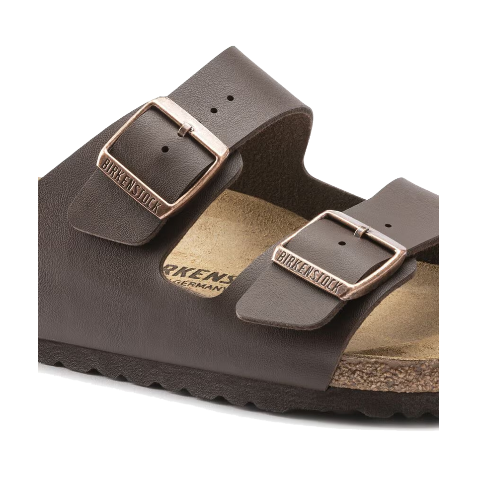 Birkenstock Arizona Birko-Flor Regular Width Dark Brown