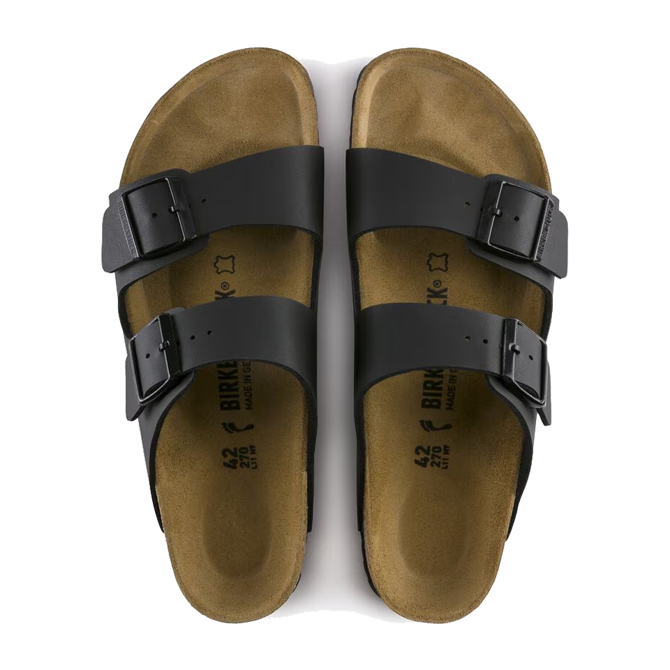 Birkenstock Arizona Birko-Flor Regular Width Black