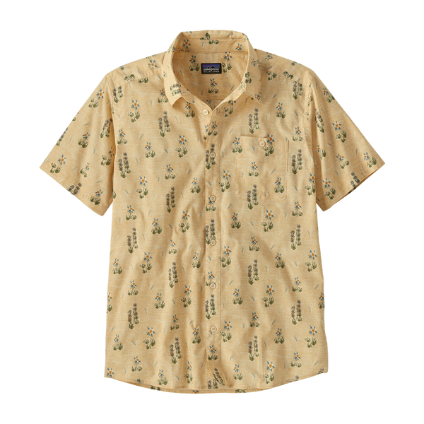 Patagonia Men's Go-To Shirt Lupine Trail: Beeswax Tan