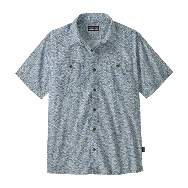 Patagonia Men's Back Step Shirt Mountain Breeze: Still Blue