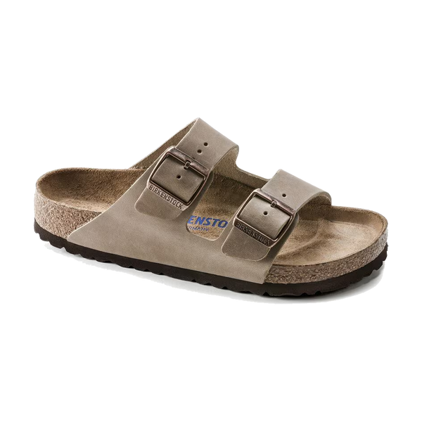 Birkenstock Arizona Soft Footbed Oiled Leather Regular Width Tobacco