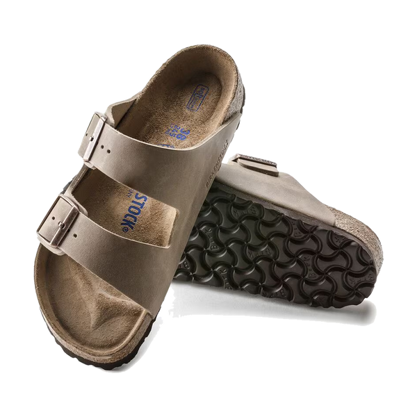 Birkenstock Arizona Soft Footbed Oiled Leather Regular Width Tobacco