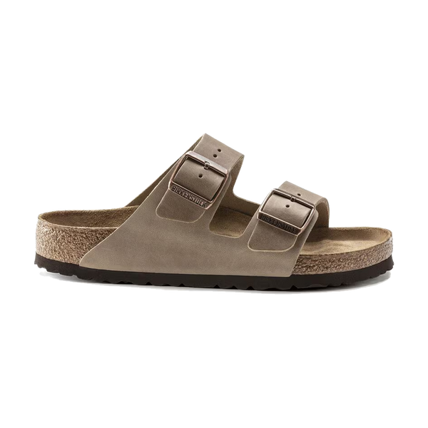 Birkenstock Arizona Soft Footbed Oiled Leather Regular Width Tobacco