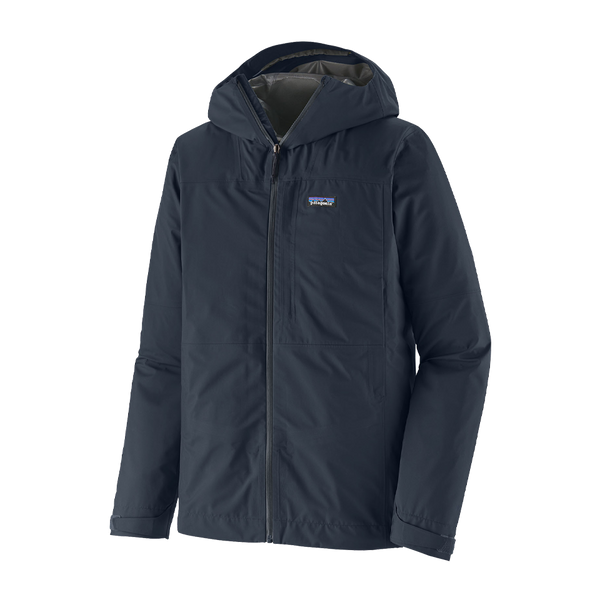 Patagonia Men's Boulder Fork Rain Jacket Smolder Blue