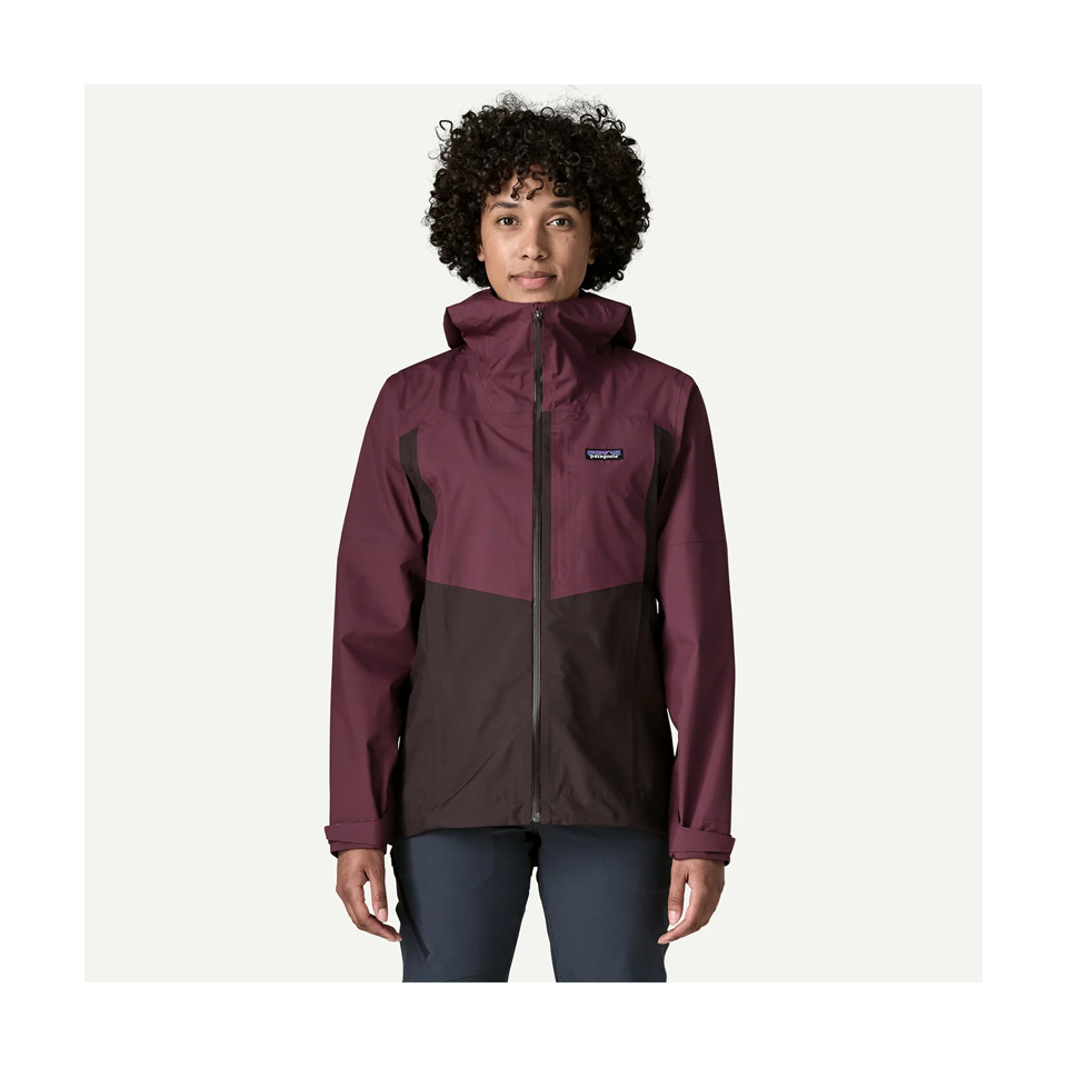 Patagonia Women's Boulder Fork Rain Jacket Den Brown