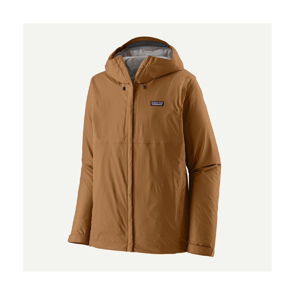 Patagonia Men's Torrentshell 3L Rain Jacket Deer Brown