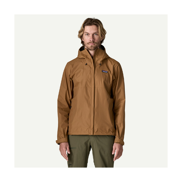 Patagonia Men's Torrentshell 3L Rain Jacket Deer Brown