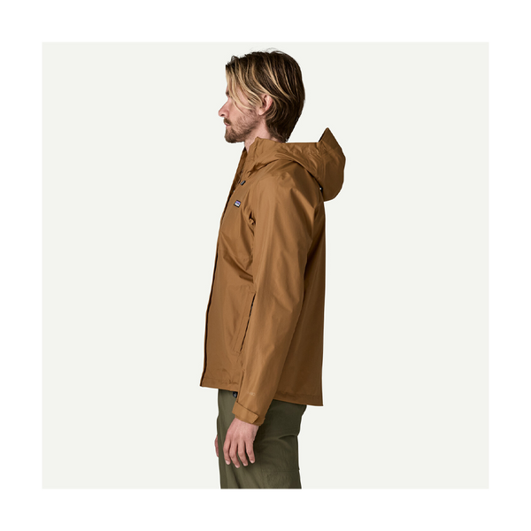 Patagonia Men's Torrentshell 3L Rain Jacket Deer Brown