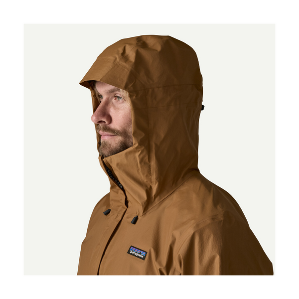 Patagonia Men's Torrentshell 3L Rain Jacket Deer Brown