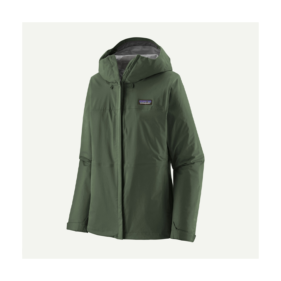 Patagonia Women's Torrentshell 3L Rain Jacket Canopy Green