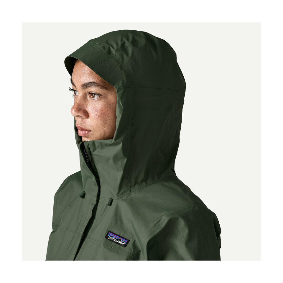 Patagonia Women's Torrentshell 3L Rain Jacket Canopy Green