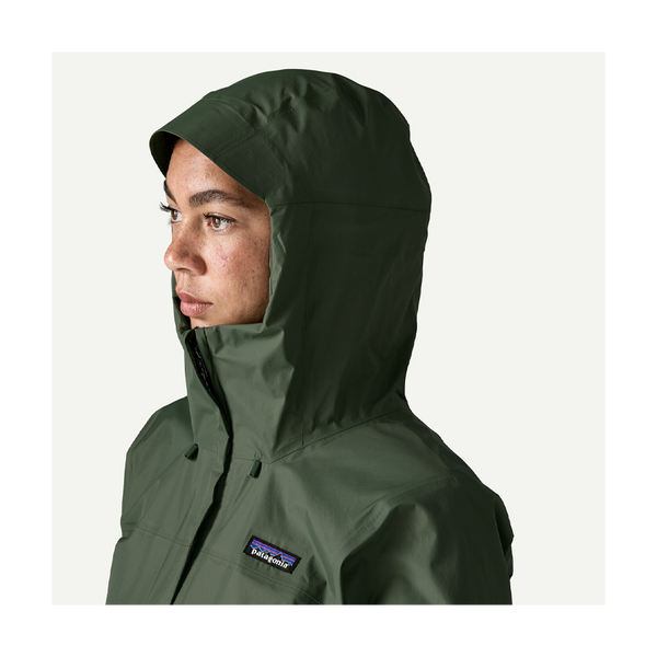Patagonia Women's Torrentshell 3L Rain Jacket Canopy Green