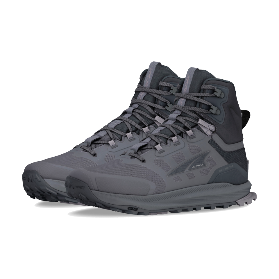Altra Men's Lone Peak 9 Waterproof Mid Black