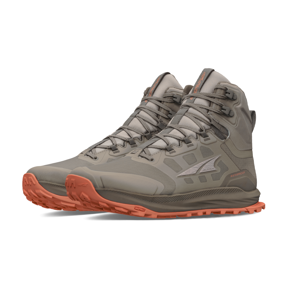 Altra Men's Lone Peak 9 Waterproof Mid Brown/Taupe