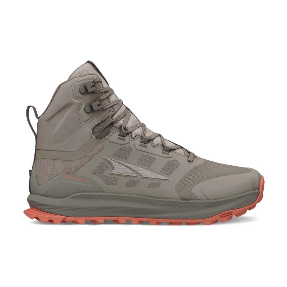 Altra Men's Lone Peak 9 Waterproof Mid Brown/Taupe