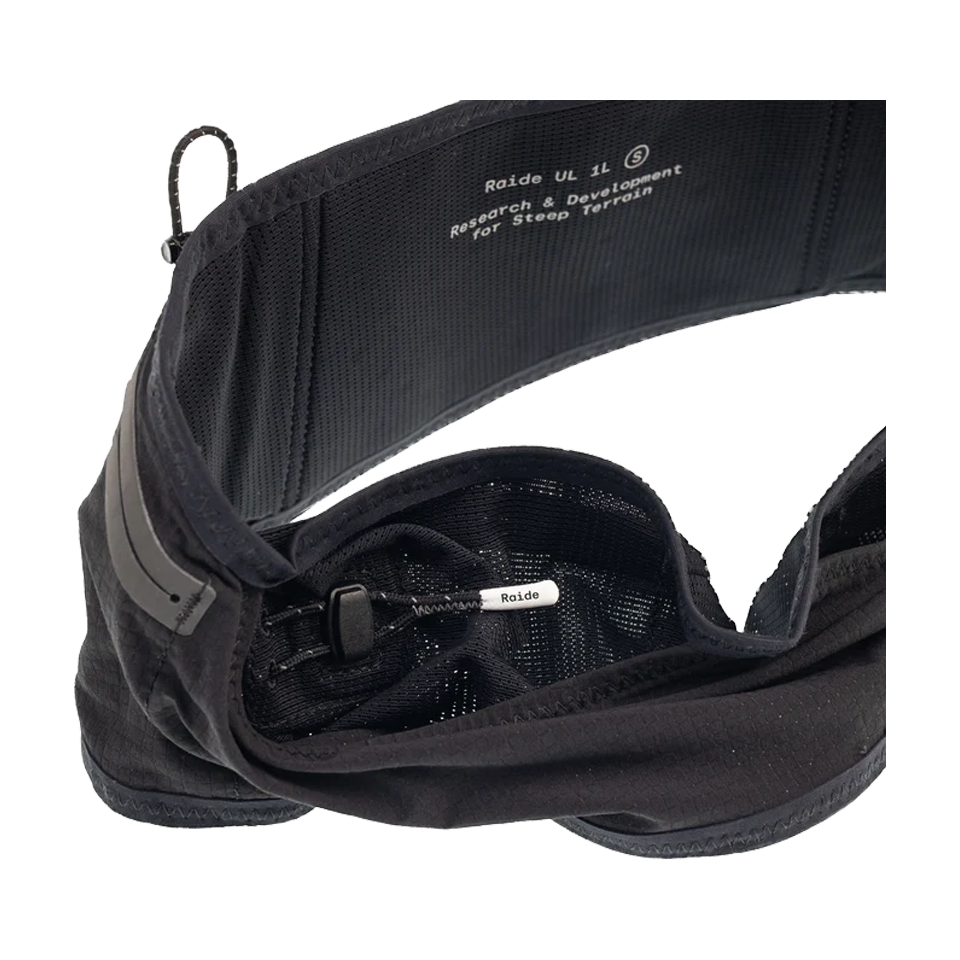 Raide Research UL 1L Running Belt Black