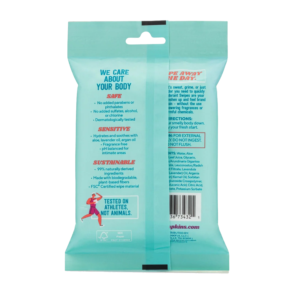 Butt Napkins B.O.dorant Swipes