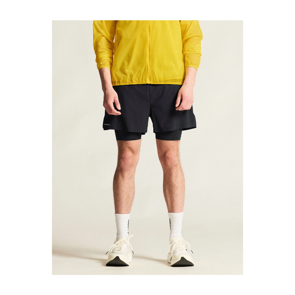 Craft Men's Hypervent 2-in-1 Shorts Black