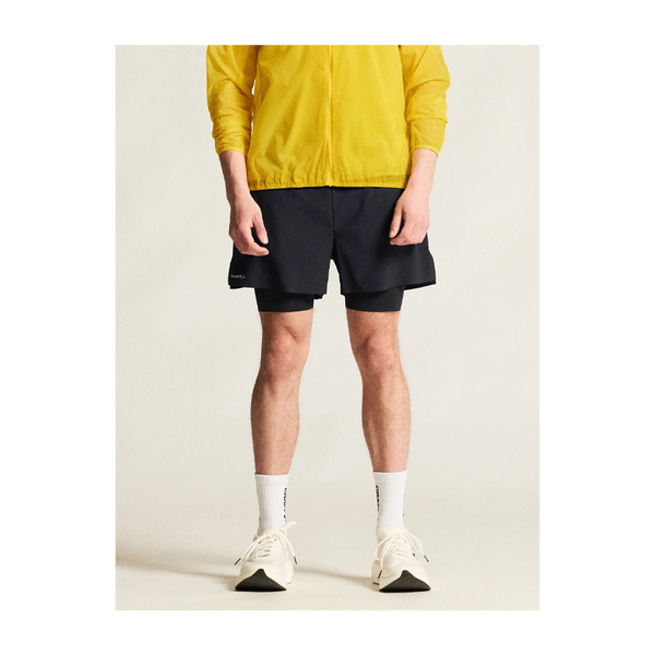 Craft Men's Hypervent 2-in-1 Shorts Black