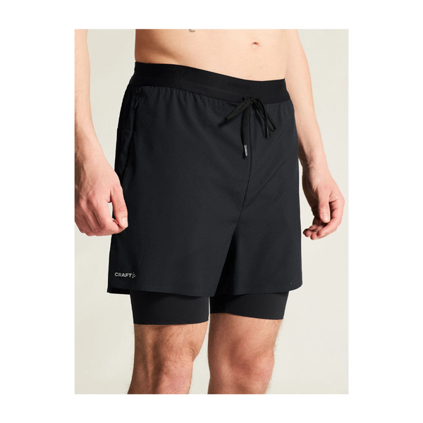 Craft Men's Hypervent 2-in-1 Shorts Black