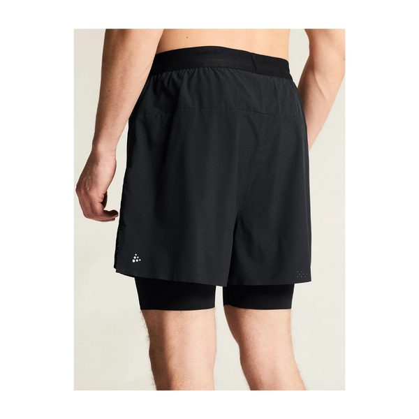 Craft Men's Hypervent 2-in-1 Shorts Black