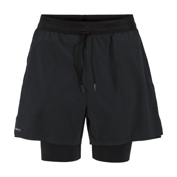Craft Men's Hypervent 2-in-1 Shorts Black