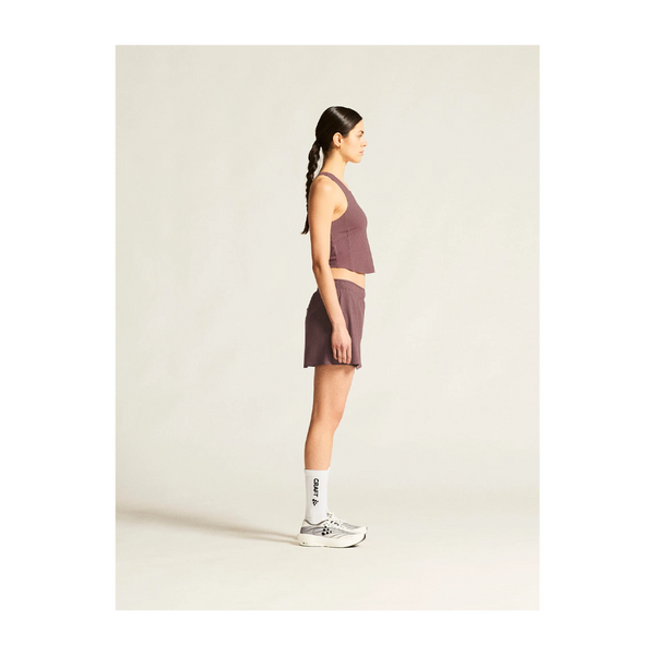 Craft Women's Hypervent Cropped Pocket Singlet Flint