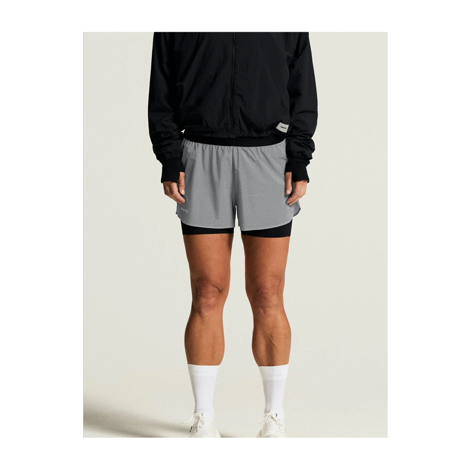 Craft Women's Lumen Shorts Silver Main image