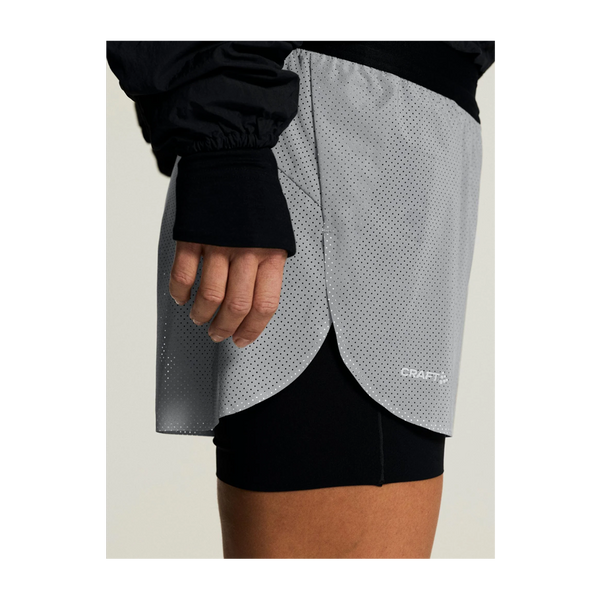 Craft Women's Lumen Shorts Silver