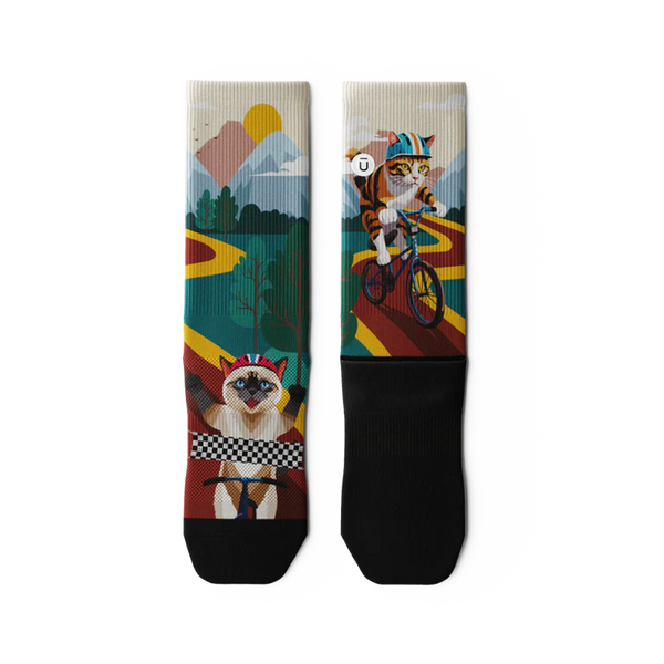 Outway Fast And Furriest Crew Socks