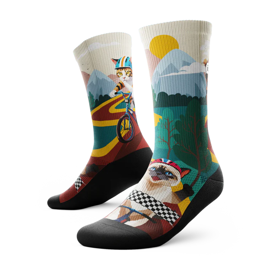Outway Fast And Furriest Crew Socks