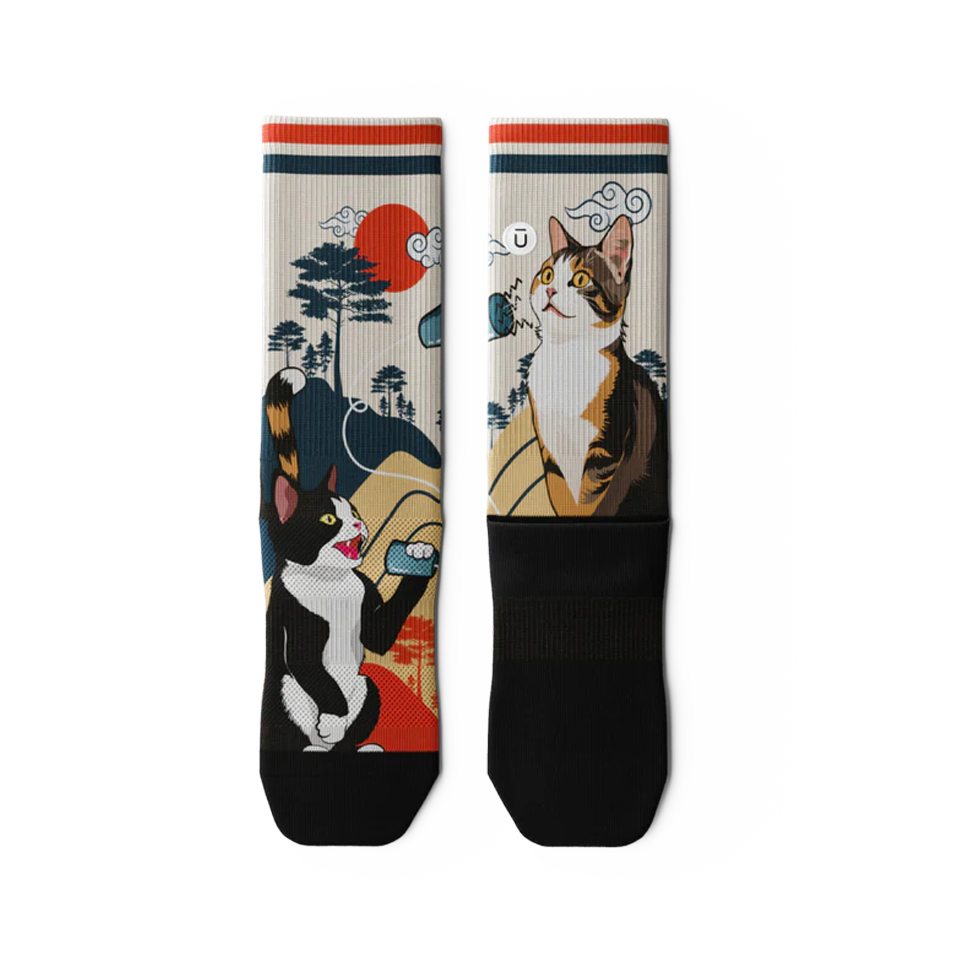 Outway Meow Crew Socks Secondary image