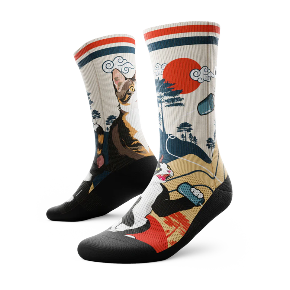 Outway Meow Crew Socks